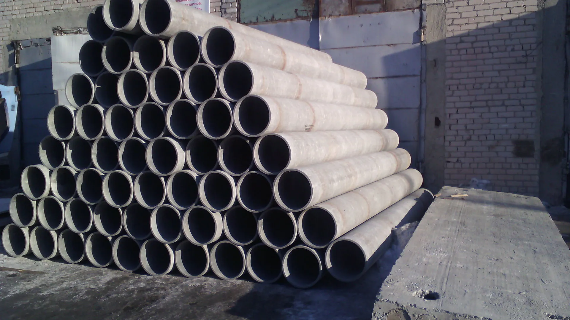 Труба асбестоцементная 600х43.5 мм 3.95 м ВТ9 напорная ГОСТ 31416-2009